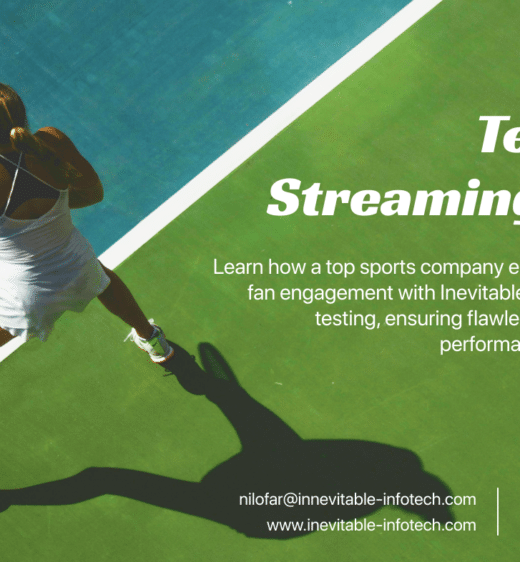 Tennis Streaming App testing Case study featured image